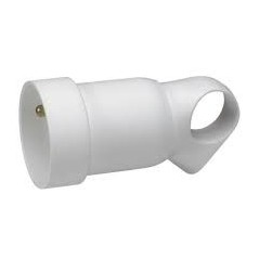 Prolongateur 2 P  FR Droite Blanc[050421]