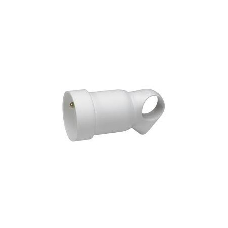 Prolongateur 2 P  FR Droite Blanc[050421]