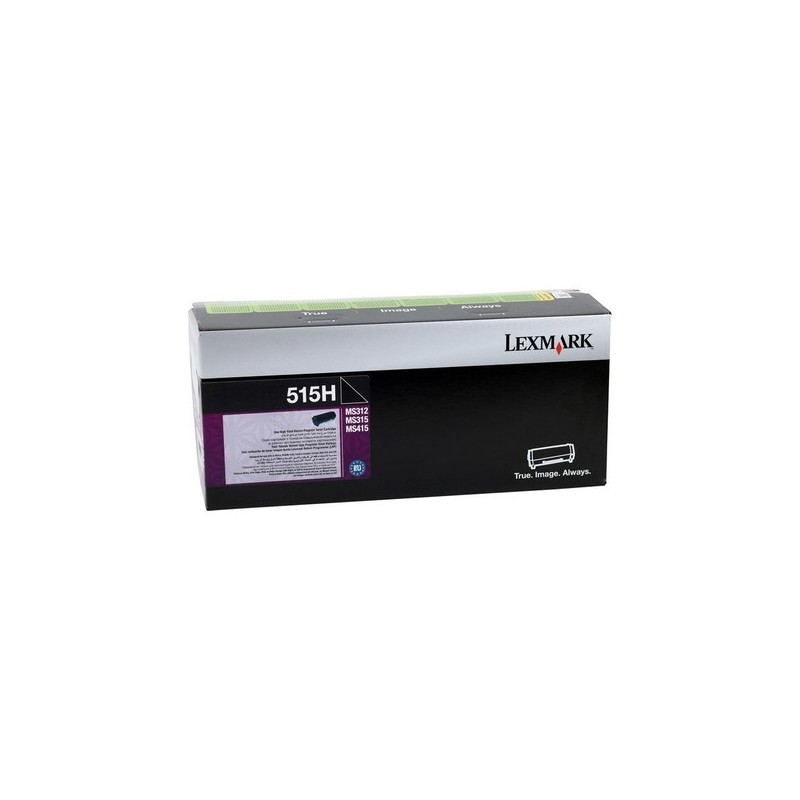 Toner Lexmark 515H Noir grd capacite du Programme de Retour[51F5H00]