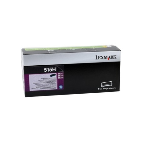 Toner Lexmark 515H Noir grd capacite du Programme de Retour[51F5H00]