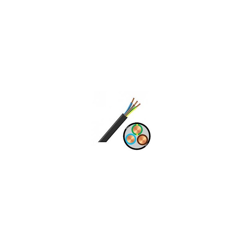 Cable electrique rigide industriel R2V CU 3G2.5 C100M[FILR2V3G2.5C100]