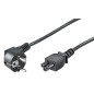 MicroConnect Cordon d''alimentation Schuko angulé - C5, 1,8 m/[USB 2.0 A, Serial DB9]