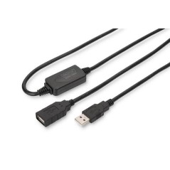 Cable d extension USB 2.0 Active 15 m DIGITUS[DA-73101]
