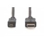 Cable Micro HDMI/HDMI a haut debit 2m[AK-330109-020-S]