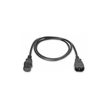 Cable peripherique  1,2 m - IEC C14 - IEC C13 - H05VV-F3G - 250 V - 10 A[AK-440201-012-S]