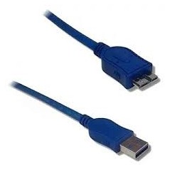 Cordon USB 3.0 Super speed type A male/micro B 1.8m[PCUSB316]
