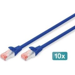 Cordon de Brassage CAT 6 S-FTP  5 m Bleu DIGITUS[DK-1644-050/B]