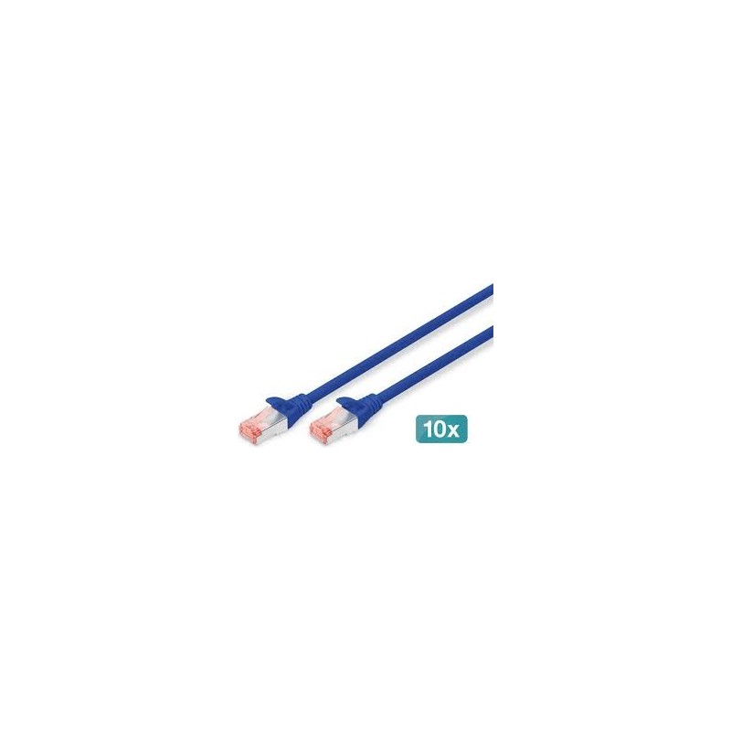 Cordon de Brassage CAT 6 S-FTP  5 m Bleu DIGITUS[DK-1644-050/B]