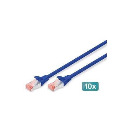 Cordon de Brassage CAT 6 S-FTP  5 m Bleu DIGITUS[DK-1644-050/B]