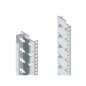 Jeux de 2 Montants arriere 19 Pouce pour baie 25U[M19P25U]
