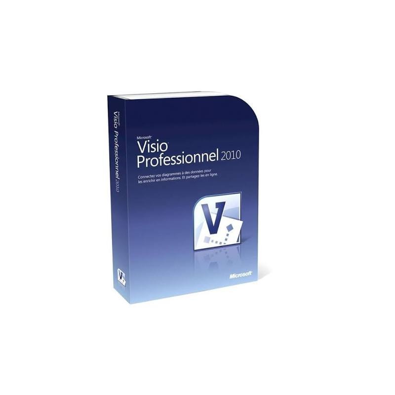 Logiciel Visio pro 2010 (Boite couleur)[D87-04396]