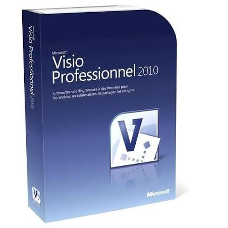 Logiciel Visio pro 2010 (Boite couleur)[D87-04396]
