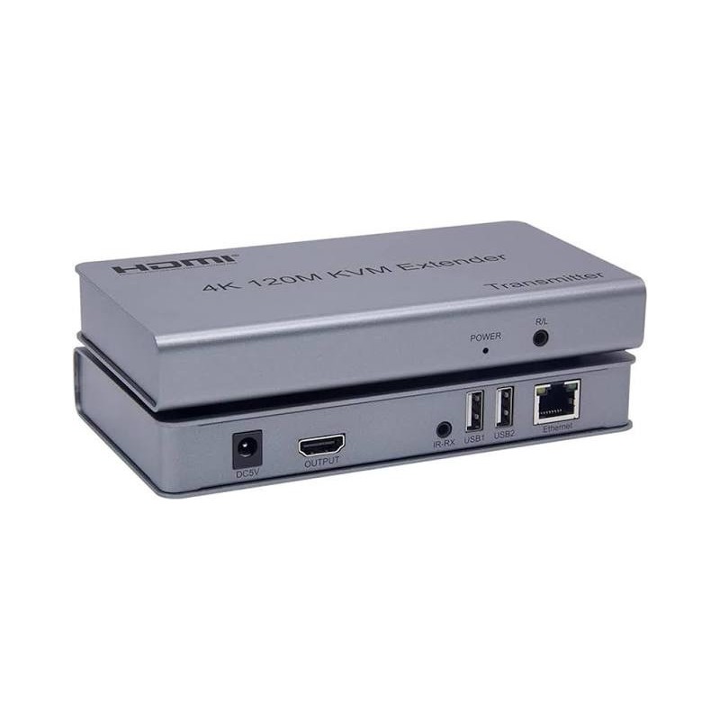 Extendeur KVM HDMI 4K 120M par RJ45 Ethernet Cat5e Cat6[B09MDJJBWX]