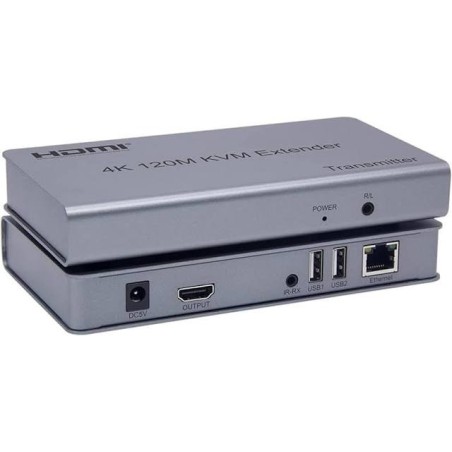 Extendeur KVM HDMI 4K 120M par RJ45 Ethernet Cat5e Cat6[B09MDJJBWX]