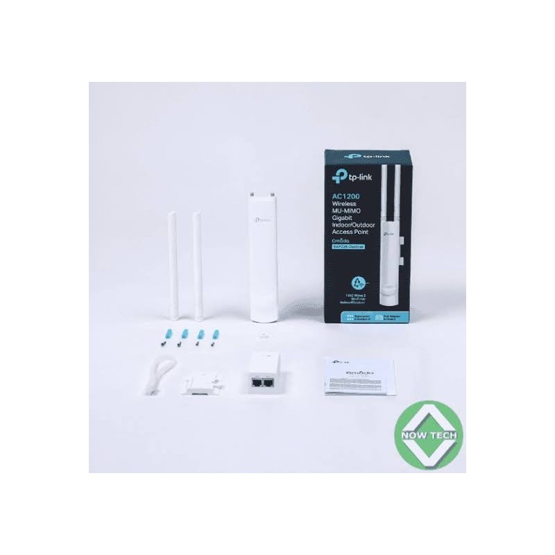 Borne d''''''''accès sans fil - Wi-Fi 5 - 2.4 GHz, 5 GHz/TP-Link EAP225-Extérieur -[EAP225-OUTDOOR]