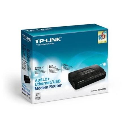 Modem Routeur ADSL  TP-Link[TD-8817]