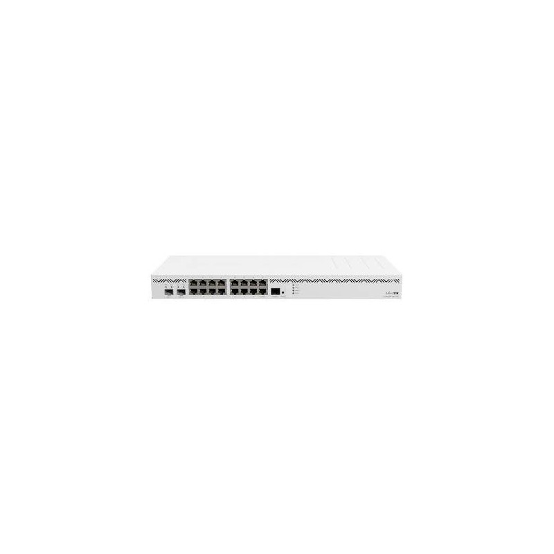 Mikrotik CCR2004-16G-2S Routeur connecté 16 Gigabit Ethernet Blanc[CCR2004-16G-2S]