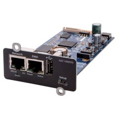 Interface de communication Socomec, NET VISION Carte réseau pour Réseau d entreprise[NET-VISION8CARD]