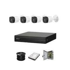 Kit HDCVI  720P XVR-S2  4 Camera HD-CVI[DH-KIT/XVR4104HS-S2/2-HFW1000RP-0280B-S3/2-HDW1000RP-0280B-S3]