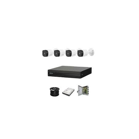 Kit HDCVI  720P XVR-S2  4 Camera HD-CVI[DH-KIT/XVR4104HS-S2/2-HFW1000RP-0280B-S3/2-HDW1000RP-0280B-S3]
