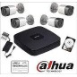 Kit HDCVI  720P XVR-S2  4 Camera HD-CVI[DH-KIT/XVR4104HS-S2/2-HFW1000RP-0280B-S3/2-HDW1000RP-0280B-S3]