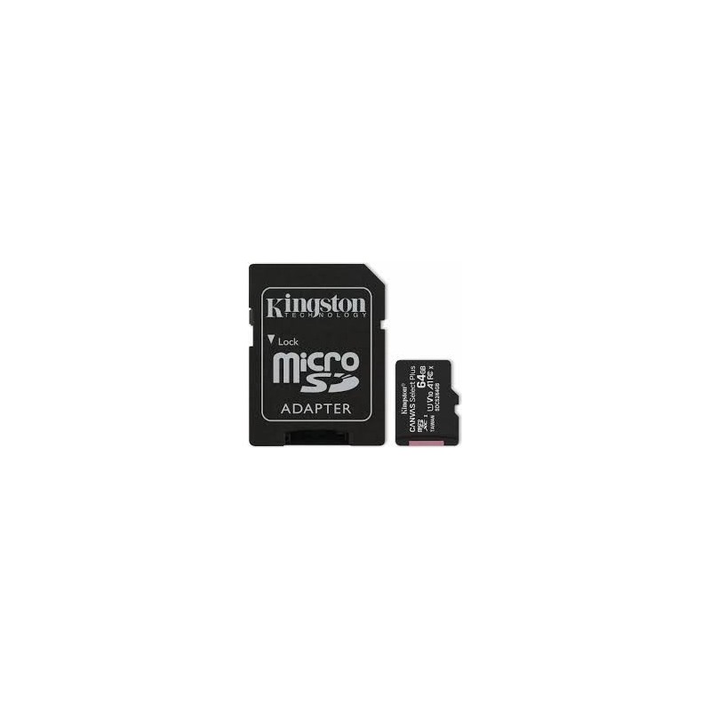 Carte mémoire Micro SD XC  KINGSTON 64GB micSDXC[SDCS2/64GB]