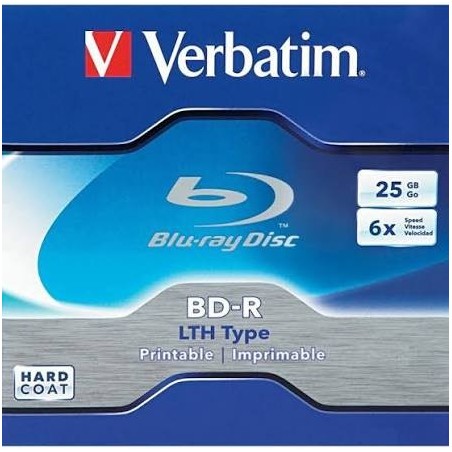 blu-ray BD-R LTH 25 Go/135 min 6x, Verbatim[10618]