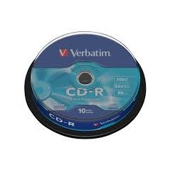 CD-R 80 Min/700 Mo Verbatim 52x imprimable[2408]