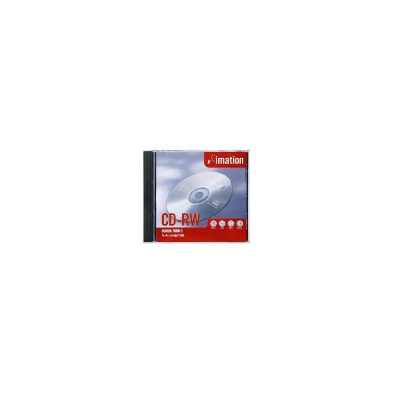 CD-RW 80Min 700MB 4Xs Imation Pack de 10[I19001]