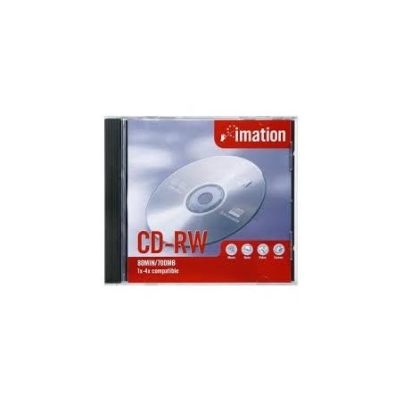 CD-RW 80Min 700MB 4Xs Imation Pack de 10[I19001]