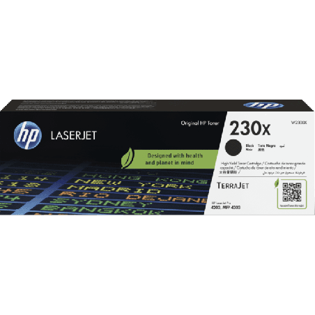 Toner HP Laser HP 230X Black Original LaserJet Toner Cartridge[W2300X]