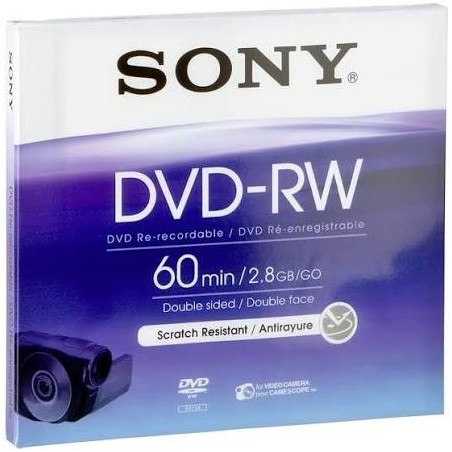 Mini DVD-RW 8Cm 2.8Go 60Min Sony[21530020]