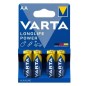 Piles LR06 (AA) de marque VARTA (1,5v). En pack blister 4 unités.[VALIPILELR06]