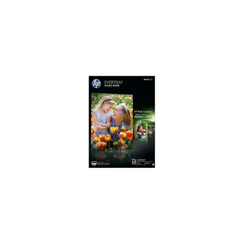 Pack de 25 papier photo semi brillant A4[Q5451A]