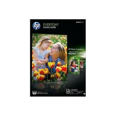 Pack de 25 papier photo semi brillant A4[Q5451A]