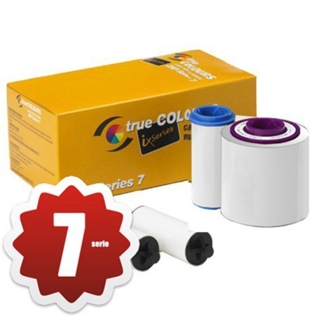 Zebra TrueColours ix Series Blanc - ruban d''impression - pour ZXP[800077-709EM]