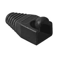 connecteur  RJ45 Cat 6 Blindee avec peigne et manchon noir[PRESN100]