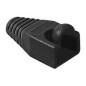 connecteur  RJ45 Cat 6 Blindee avec peigne et manchon noir[PRESN100]