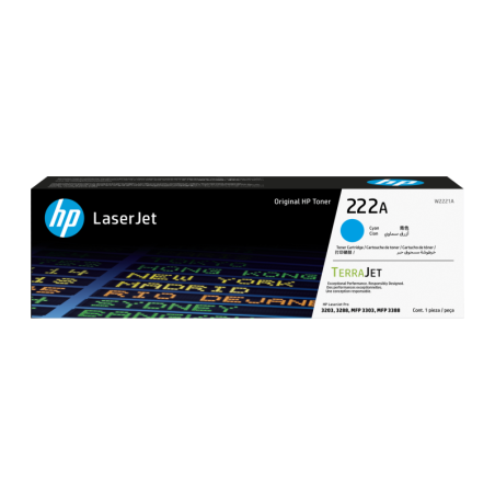 Toner HP Laser 222A Cyan Original[W2221A]