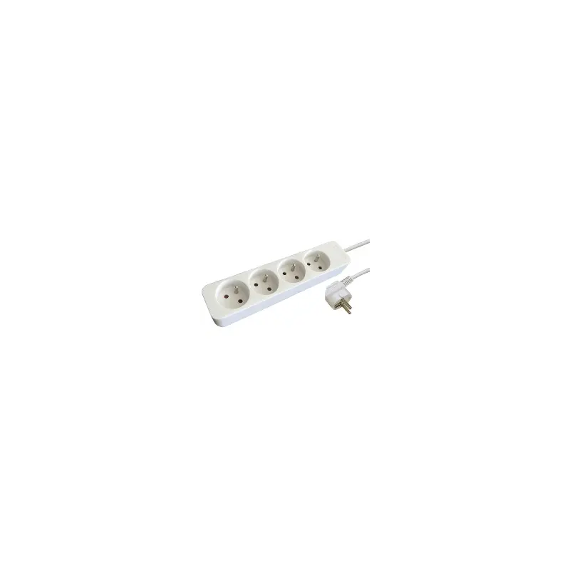 Bloc de 4 prises 2P  t 1.5m inter 3G1.5[H05VVFIN3G1.5]