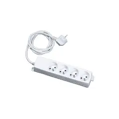 Bloc de 4 prises 2P  t 1.5m inter 3G1.5[H05VVFIN3G1.5]
