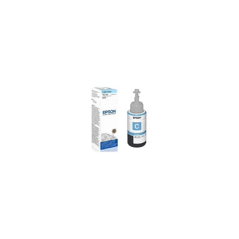 Bouteille d encre Epson T6735 Light Cyan  70ml / 1900 photos/ L805, L1800[C13T67354A]