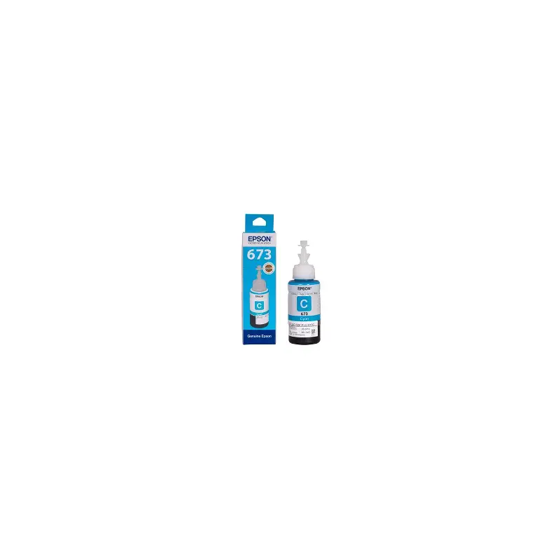 Bouteille d encre Epson T6732 Cyan  70ml / 1900 photos/ L805, L1800[C13T67324A]