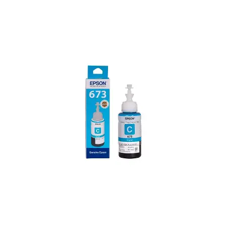 Bouteille d encre Epson T6732 Cyan  70ml / 1900 photos/ L805, L1800[C13T67324A]