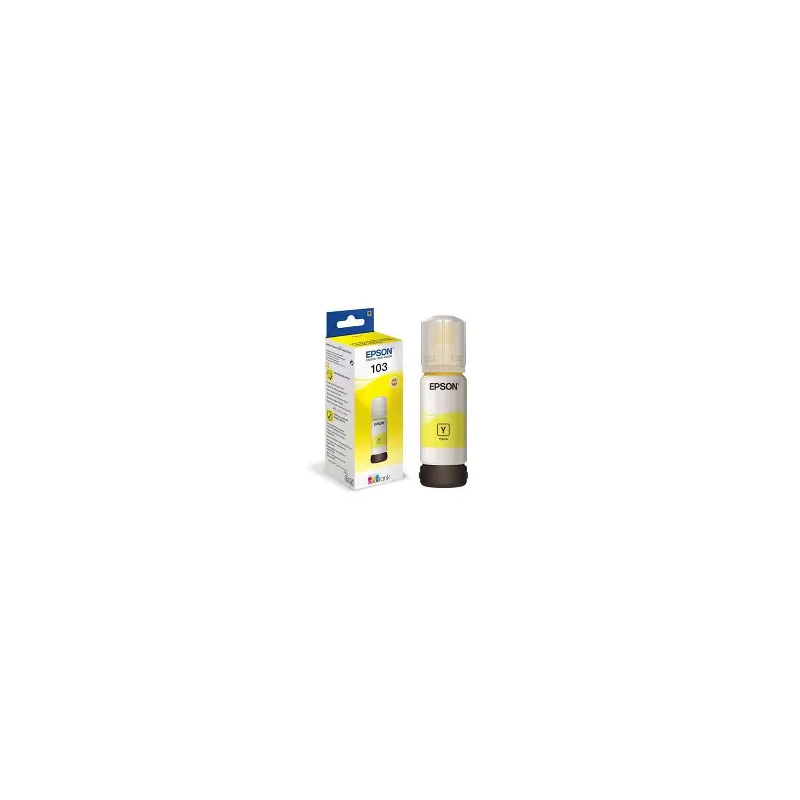 Bouteille d encre Epson103 EcoTank Yellow / 7500 pages/ L3110, L3150, L5190[C13T00S44A]