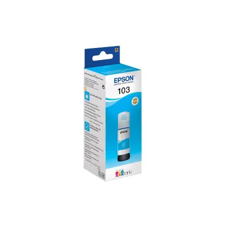 Bouteille d encre Epson103 EcoTank Cyan   / 7500 pages/ L3110, L3150, L5190[C13T00S24A]