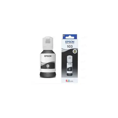 Bouteille d encre Epson103 EcoTank Black / 4500 pages/ L3110, L3150, L5190[C13T00S14A]