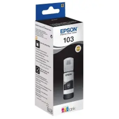 Bouteille d encre Epson103 EcoTank Black / 4500 pages/ L3110, L3150, L5190[C13T00S14A]