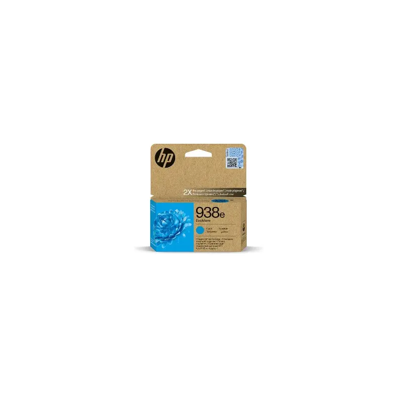 CARTOUCHE  HP 938e EvoMore Cyan Original Ink Cartridge[4S6X9PE]