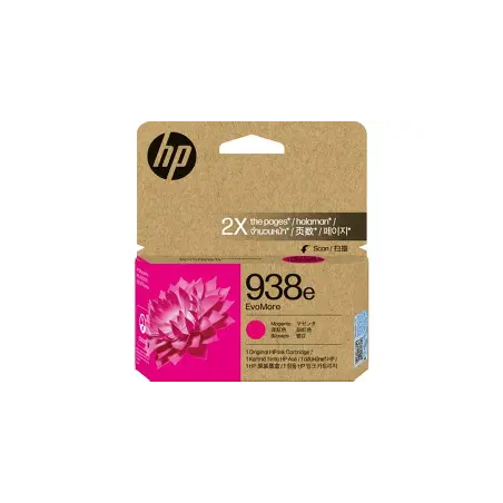 CARTOUCHE HP 938e EvoMore Magenta Original Ink Cartridge[4S6Y0PE]